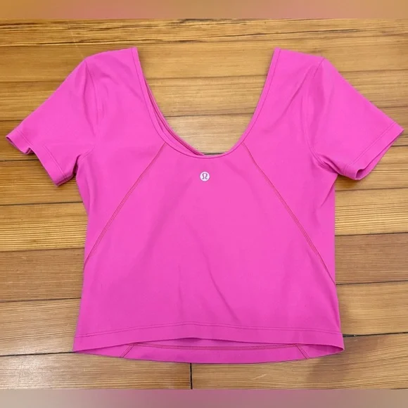 Lululemon Align T-Shirt Sonic Pink - Picture 2 of 6